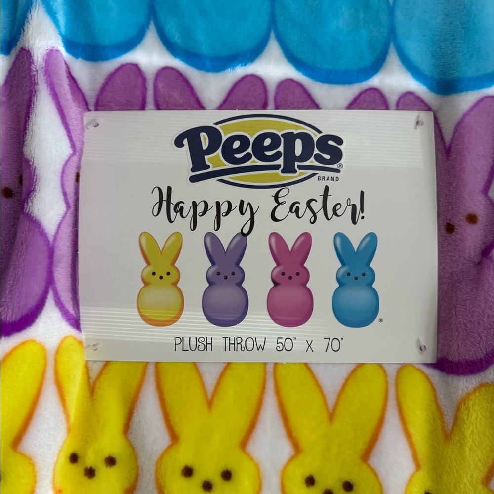 Peeps Plush Throw Blanket
